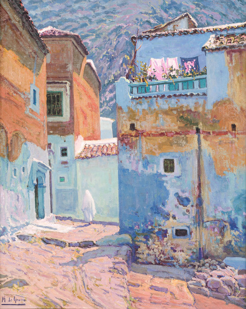 MANUEL DE GRACIA, "Contraluz", 1982, Óleo sobre lienzo