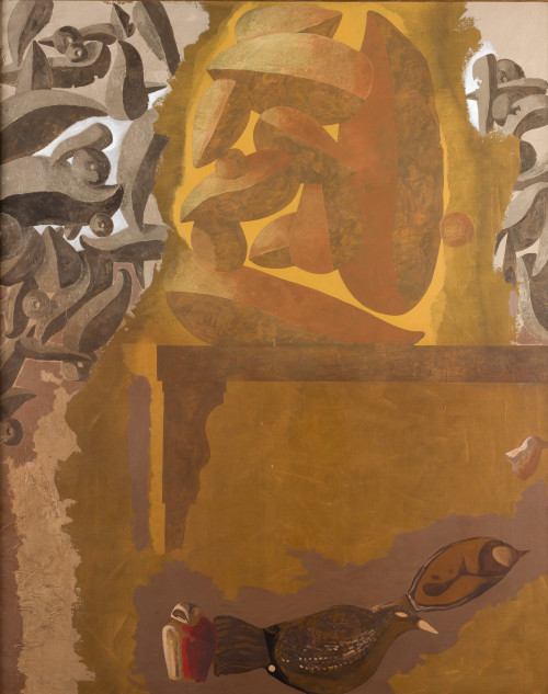 JORGE CASTILLO, "Los pájaros", 1985, Óleo sobre lienzo