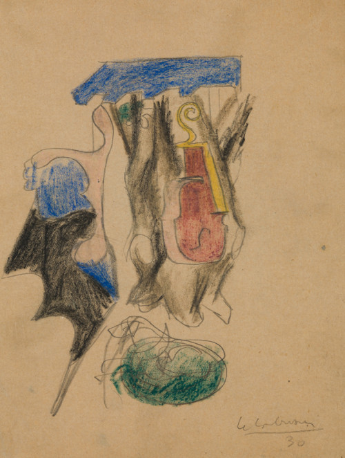 "Violon, os et Saint-Sulpice", 1930