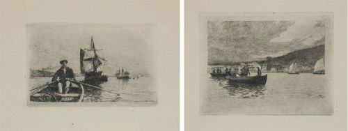 TOMAS  CAMPUZANO, "Vistas portuarias y pasiajes", Grabados