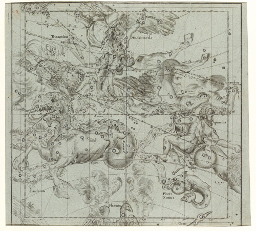 IGNACE GASTON PARDIES, "Constelaciones", 1690, Grabado al c