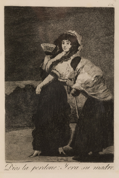 FRANCISCO DE GOYA Y LUCIENTES, "Dios la perdone: Y era su m