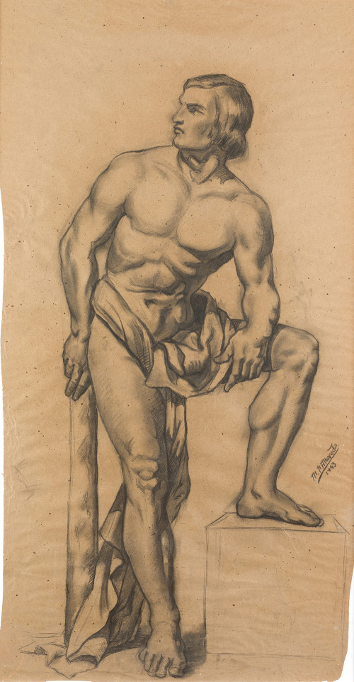 "Academia: Modelo masculino", 1943