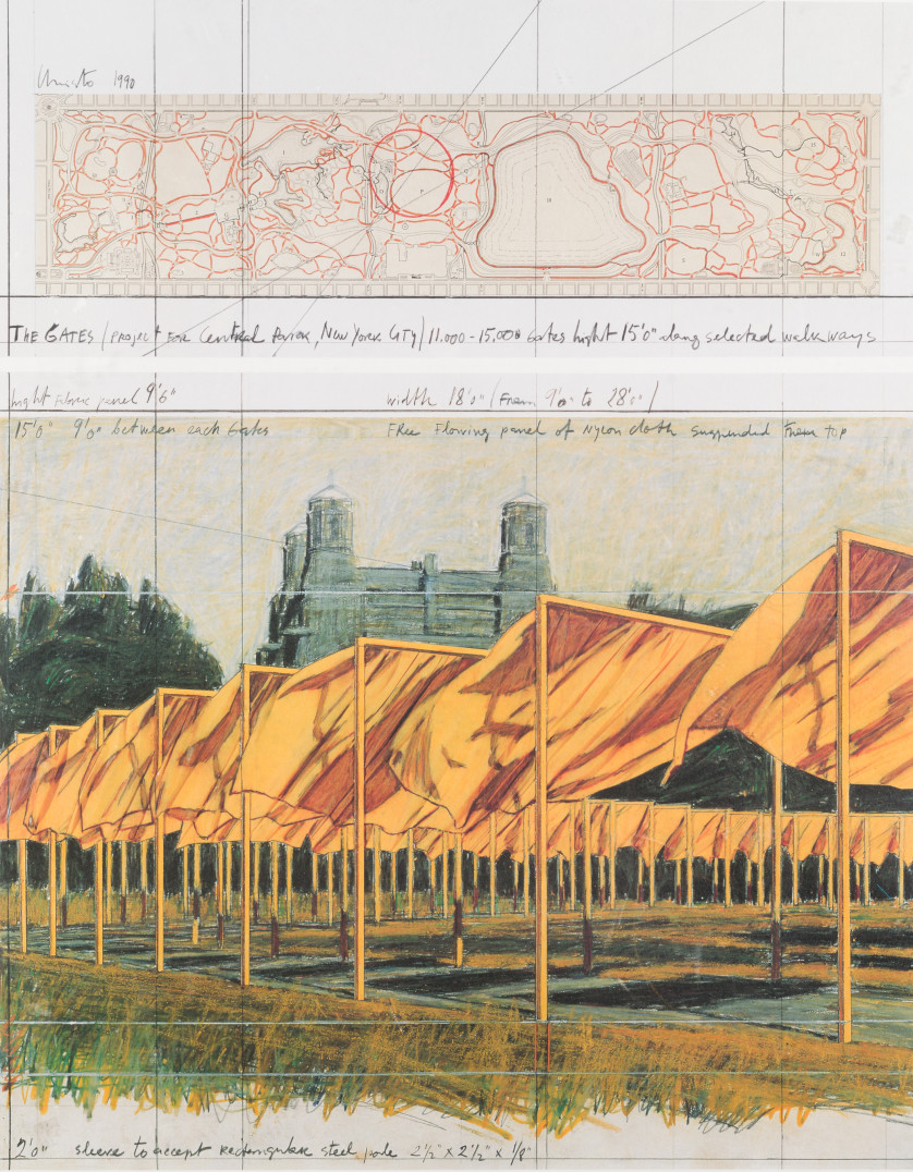 JAVACHEFF CHRISTO, "The Gates, (Project for Central Park, N