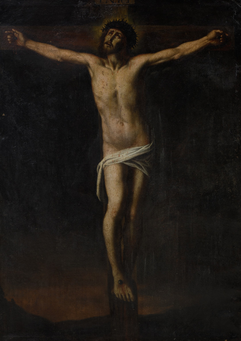 ESCUELA-VALENCIANA-S.XVII-Cristo-crucificado-103-x-75-5-cm