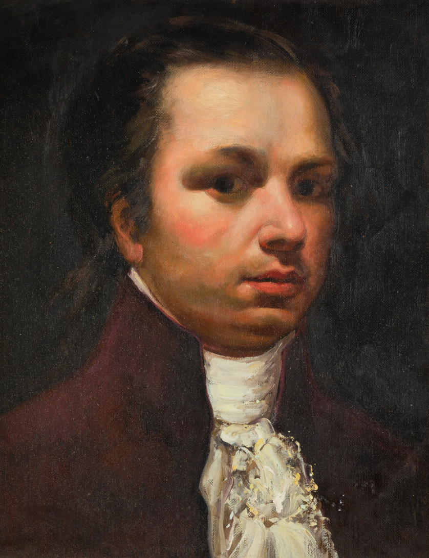 ESCUELA-ESPANOLA-S.-XIX-S.-XX-Retrato-del-pintor-Francisco-de-Goya-43-x-33-cm.