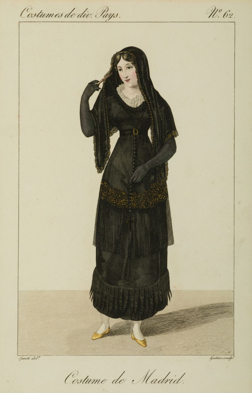 GEORGE-JACQUES-GATINE-Caen-Francia-1773-Paris-Francia-1824-Trajes-Encuadre-29-x-19-5-cm-c-u