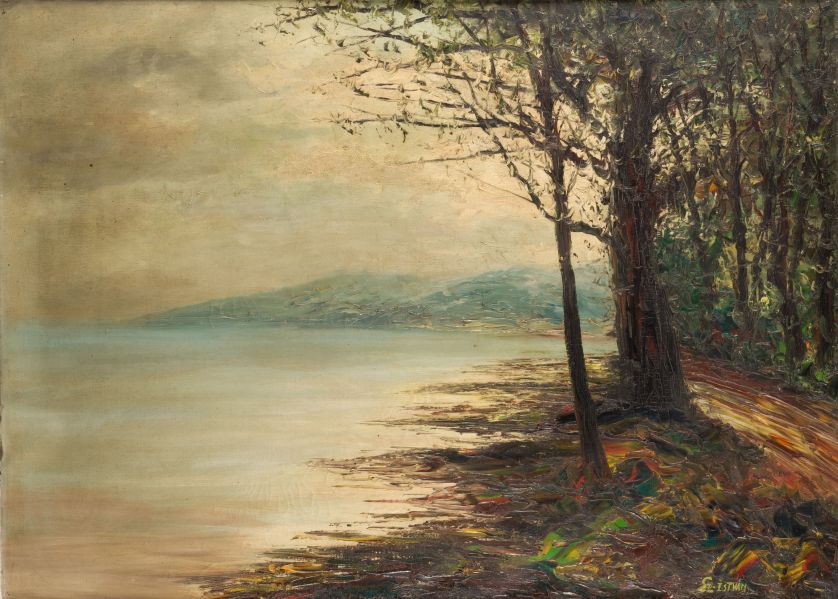 ESCUELA-DEL-ESTE-DE-EUROPA-S.-XX-Paisaje-con-arboles-74-x-100-cm