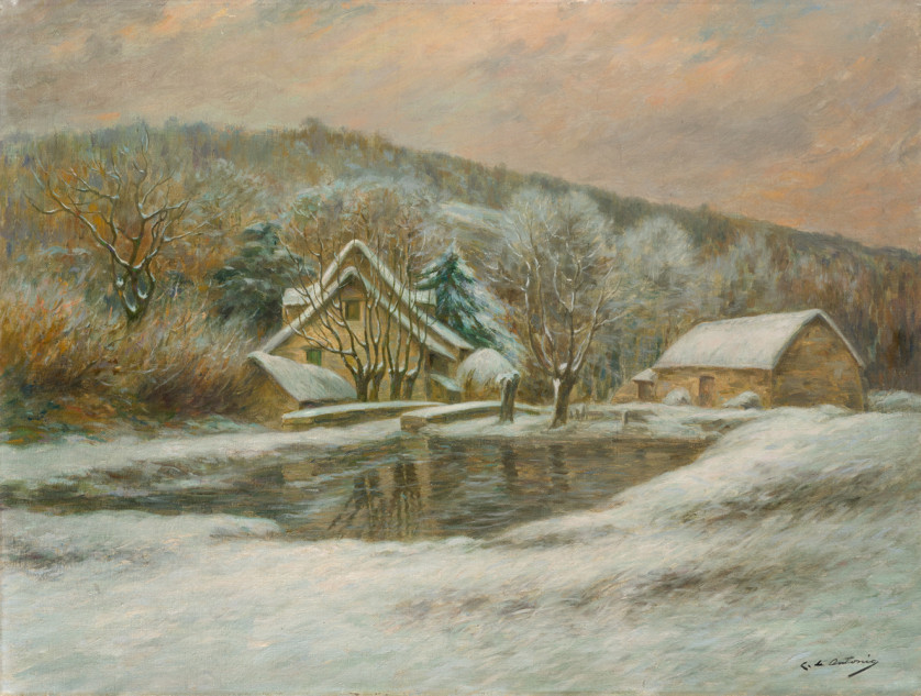 -Paisaje-nevado-1915